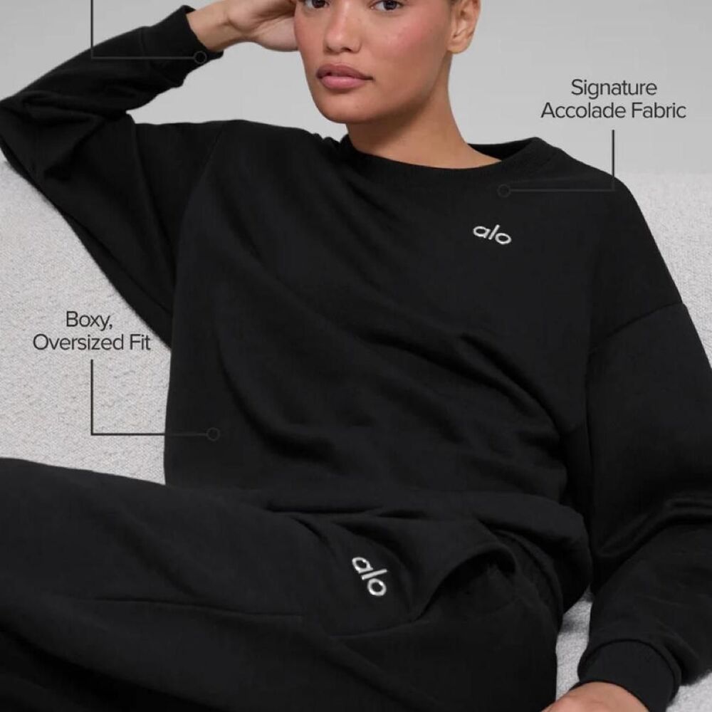 ALO ACCOLADE CREW NECK PULLOVER